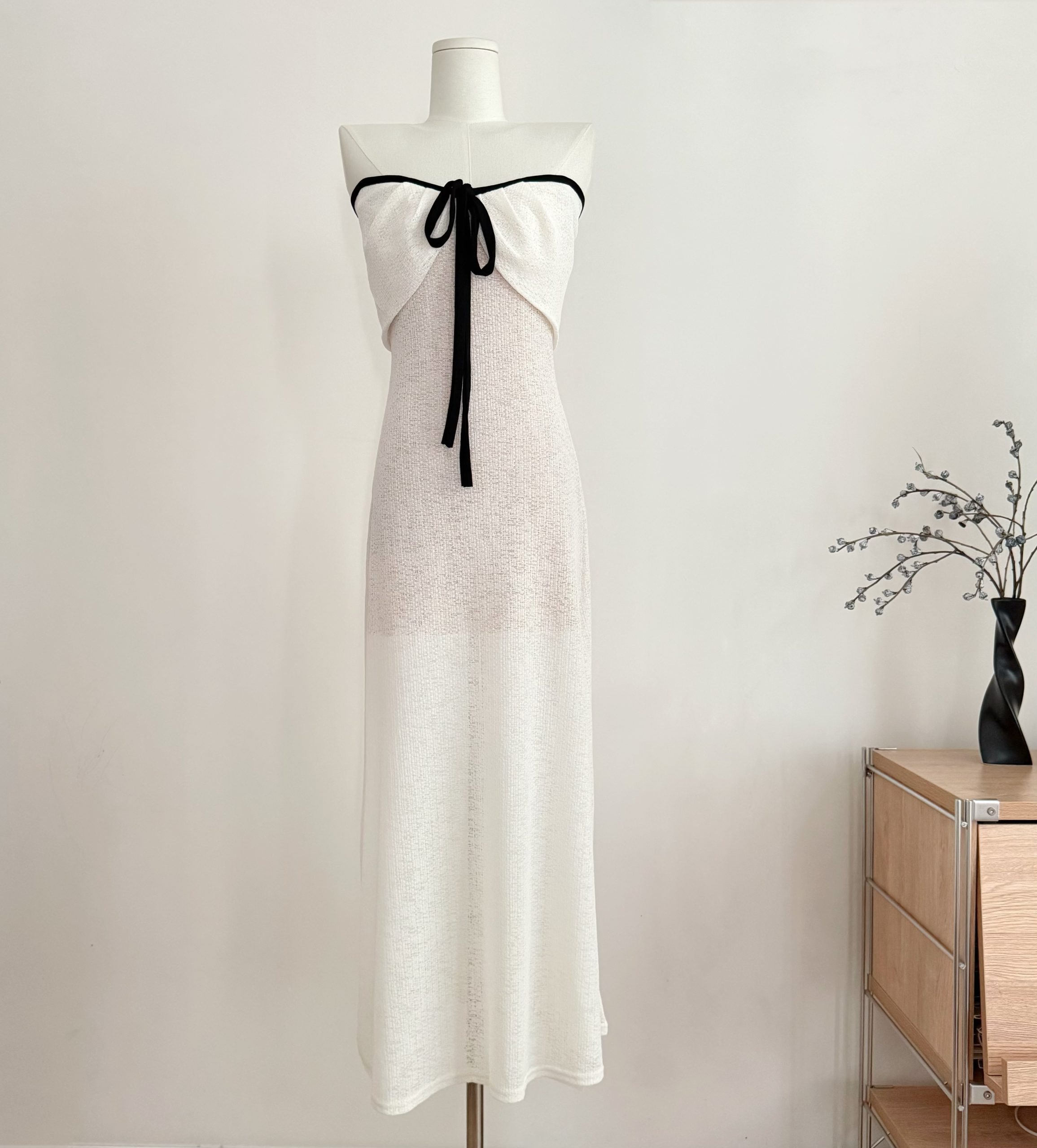 Romantic Off-Shoulder Lace-Up Waist Bodycon Dress for Women Spring
