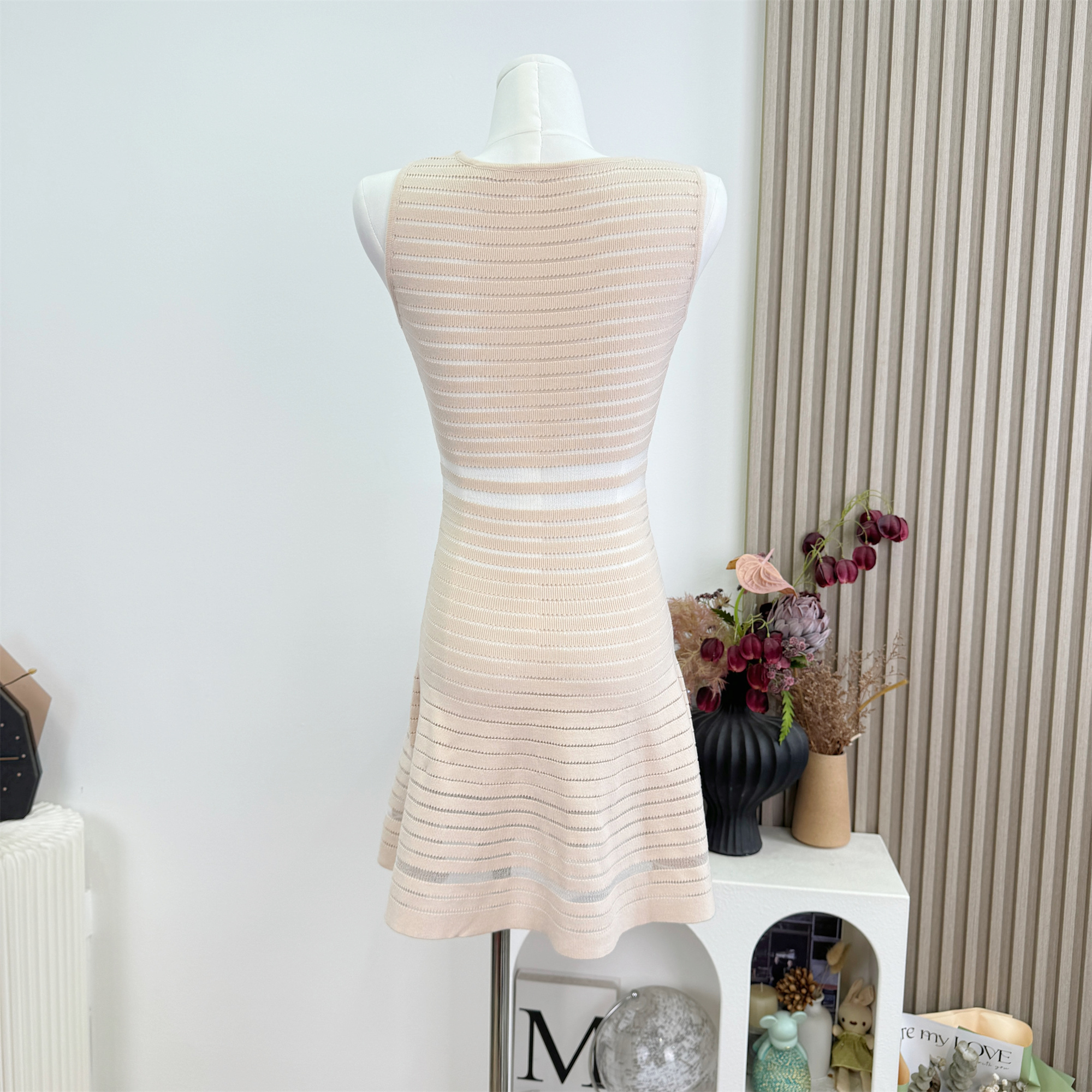 M900 Knitted Cami Dress for Women 2026 Summer Slim Fit Short Bodycon Dress - Image 4